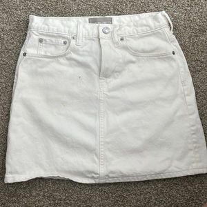 EVERLANE DENIM SKIRT, ivory, size 26